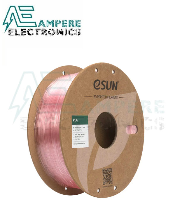 eSUN PLA-Clear filament ,1.75mm,Translucent Pink ,1kg/roll