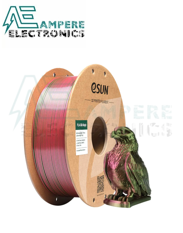 eSUN Red Green ePLA-Silk Magic 3D Filament, 1.75mm, 1kg/Roll