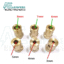 Brass Hex Coupling - Short