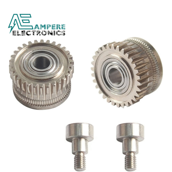 K1/K1 MAX/K1C Extrusion Wheel Kit Hardened Steel Nickel Plated