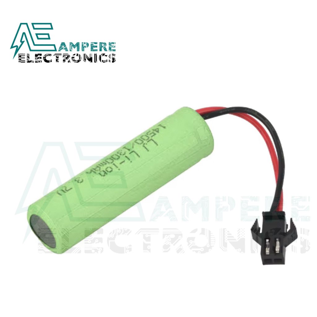 Rechargable Li-ion Battery 14500 3.7V 800mah + SM.22