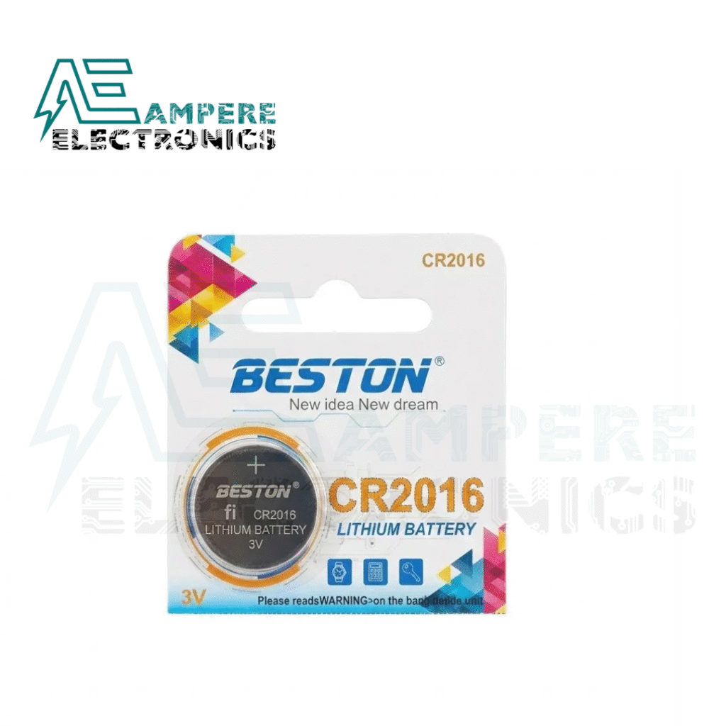 Beston Coin Battery CR2016, 3Vdc