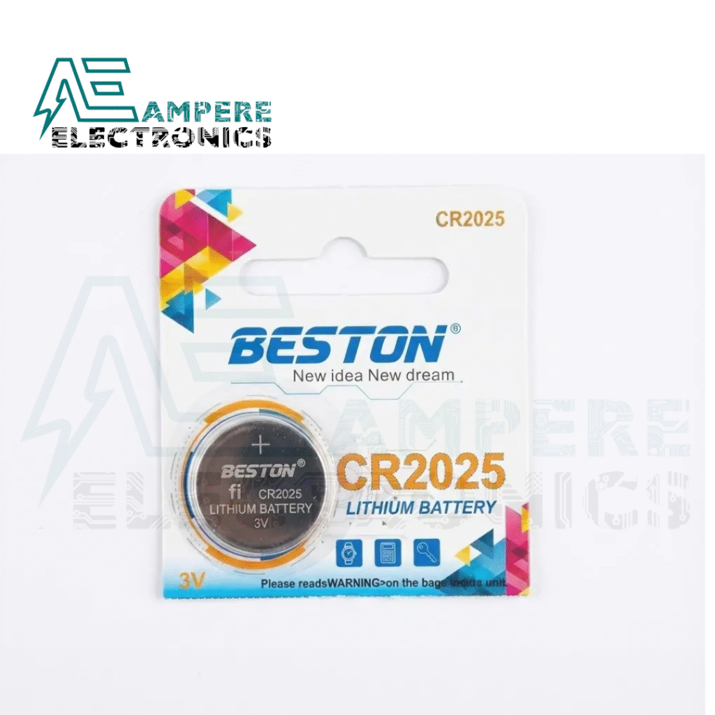 Beston Coin Battery CR2025, 3Vdc